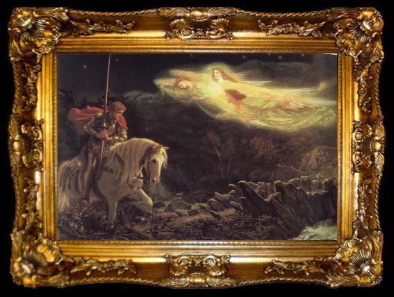 framed  Arthur Hughes The Quest of the Holy Grail, ta009-2